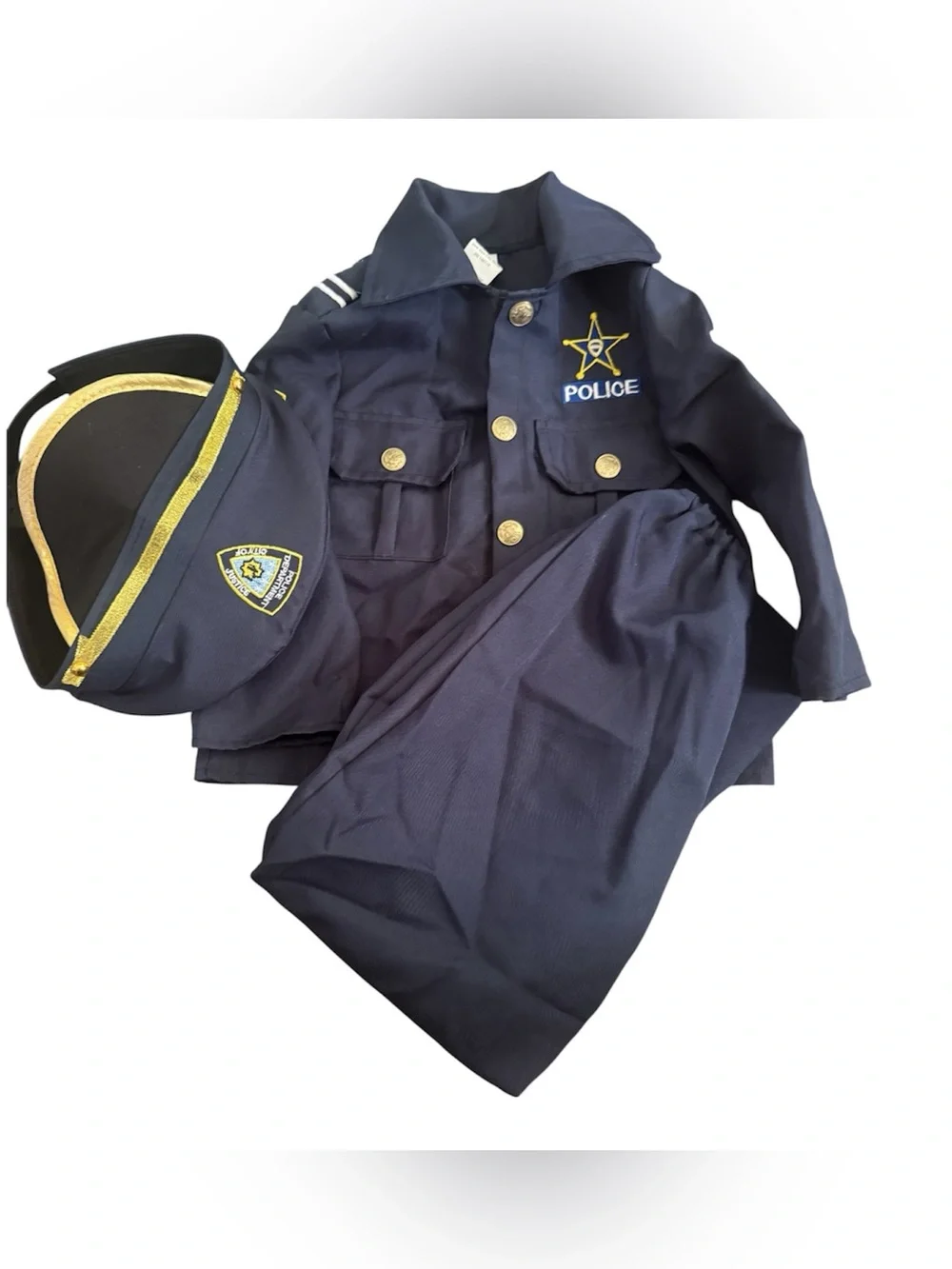 Police officer toddler Halloween costume size 2T